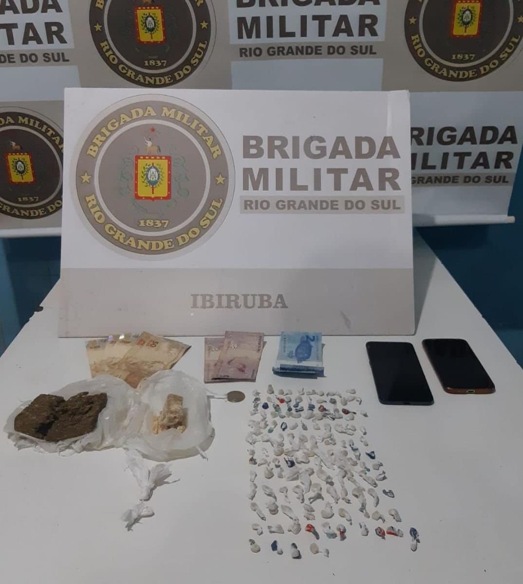 Ações de repressão ao tráfico de drogas movimentam ocorrências da Brigada Militar em Ibirubá