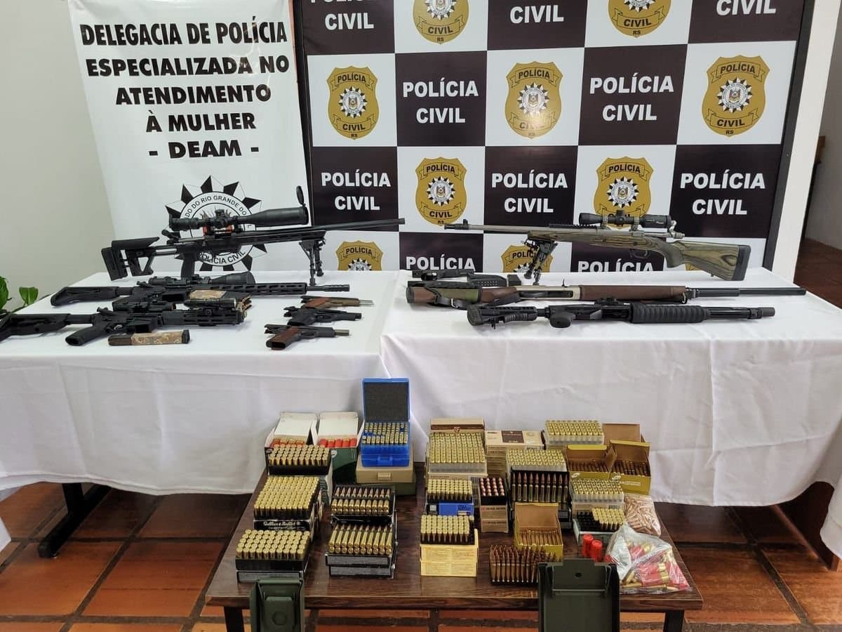 Polícia faz busca em casa de Cruz Alta em ação de Maria da Penha