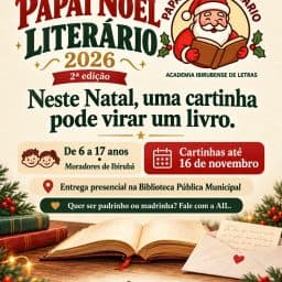 Papai Noel Literário convida crianças e adolescentes de Ibirubá a pedir livros em cartinhas
